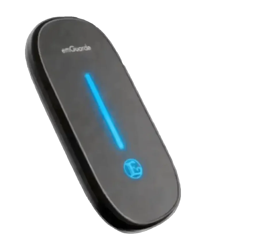 The emGuarde device shown from every angle